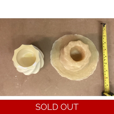 Rubber Latex Mould Small Twisted Planter Holder Pot Mold Ideal